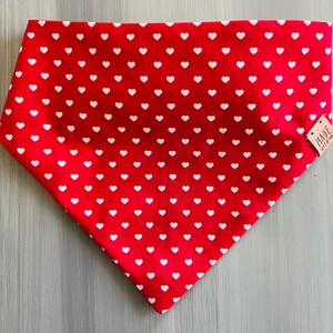 I Heart U Dog Bandana