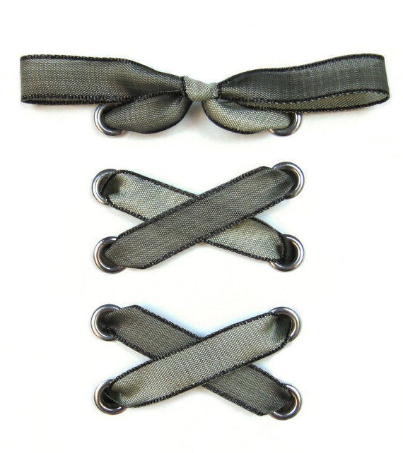 black and green shoelaces