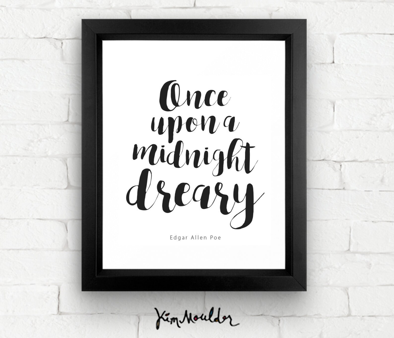 Once Upon a Midnight Dreary Edgar