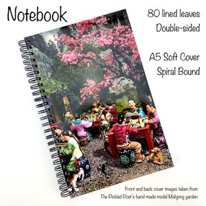Notebook  ~ A5 lined ~ 80 leaves ~ by The Pickled Poet