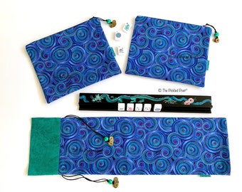 Mahjong Accessory Bags ~ Swirls ~ Mah Jongg
