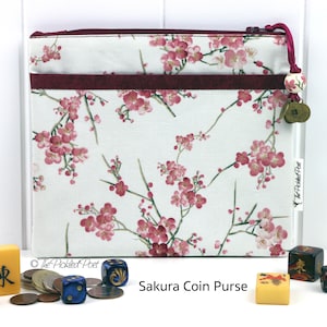 Mahjong Coin/Card Purse ~ꕥ~ Sakura ~ꕥ~ Mah Jongg / Travel