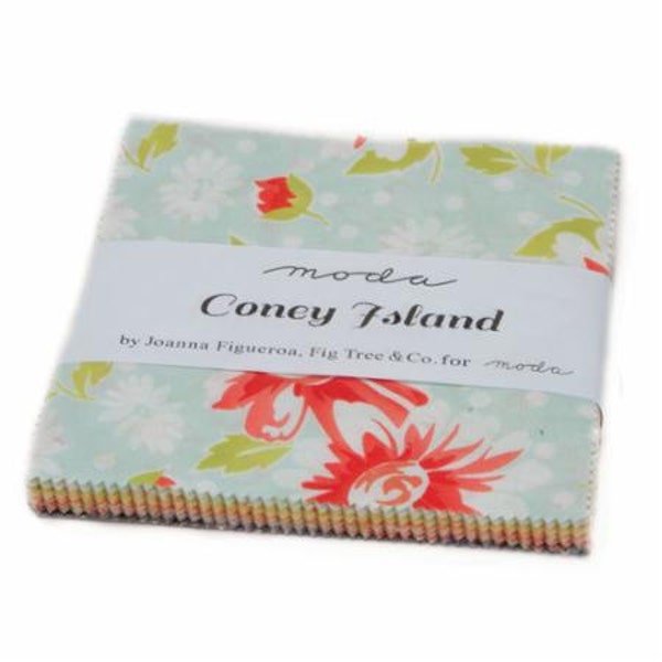 NEW! Moda Coney Island Charm Pack by Fig Tree and Co
