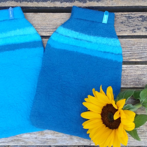 Hot Water Bottle Felted Cosy Cover Handmade Felted Art to Etsy UK