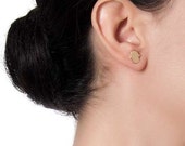 Silver Fatima hand stud earings, Silver Stud Earrings, Tiny Earrings, Sterling Silver Studs, Post Earrings, Chic, Minimalist, Jewelry, Gift