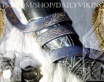 Custom Birka band B17 tabletwoven viking braid