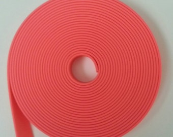 Beta Biothane Standard Weight 5/8" Wide 80 Foot Roll HOT PINK