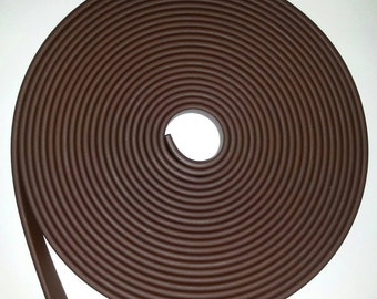 Beta Biothane Heavy Weight 3/4" Wide, Brown 68.5  Foot  Roll