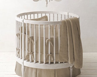 Round Crib Etsy