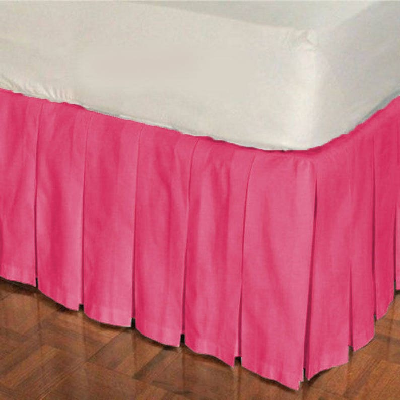 15 Drop Multi Pleat Bed Skirt 800 TC Egyptian Cotton Etsy