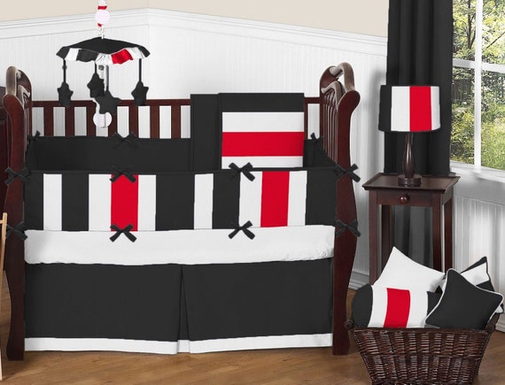 Unisex Baby Crib Bedding Patchwork Bumpers Set Solid Colors Etsy