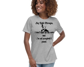 Keith Morrison Dateline Tee - True Crime Fan Relaxed Women's T-Shirt
