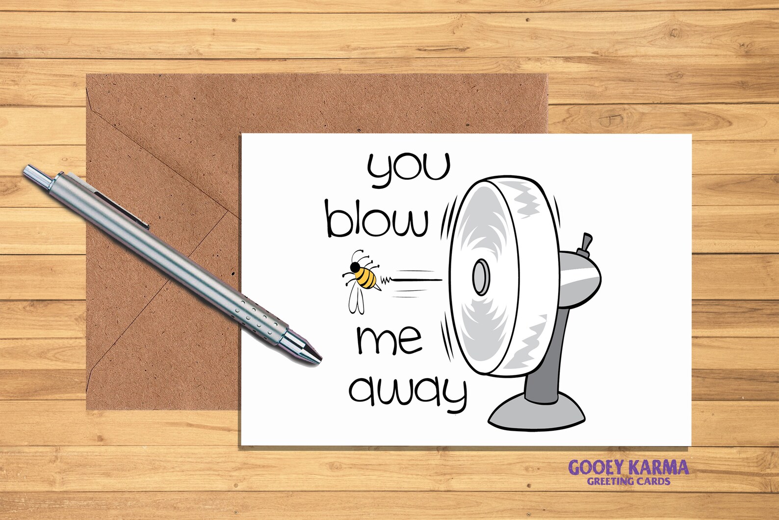 You Blow Me Away Greeting Card Birthday Card Thank You Card Etsy