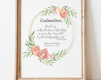 Godmother Gift-Godparent Proposal Gift-Gift For Godmother-Godparent Gift-Gift From Godchild Godson Goddaughter- DIGITAL FILE