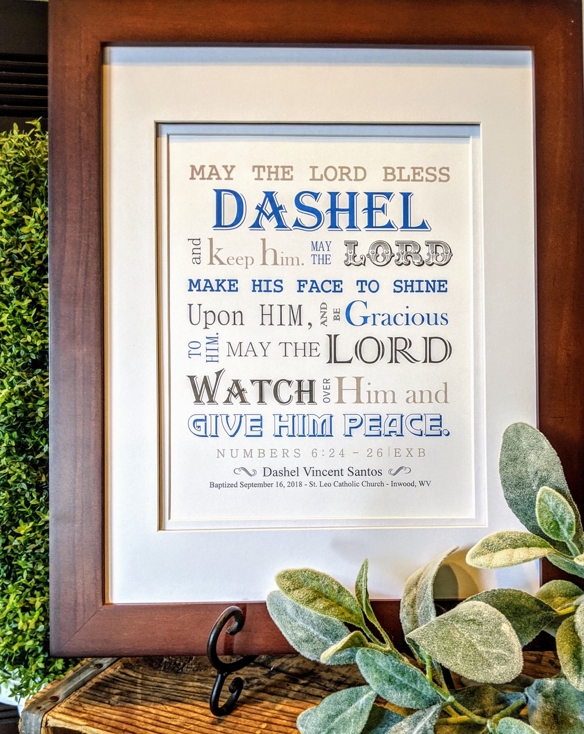 Baby Boy Baptism Gift Christening Gift Personalized Etsy