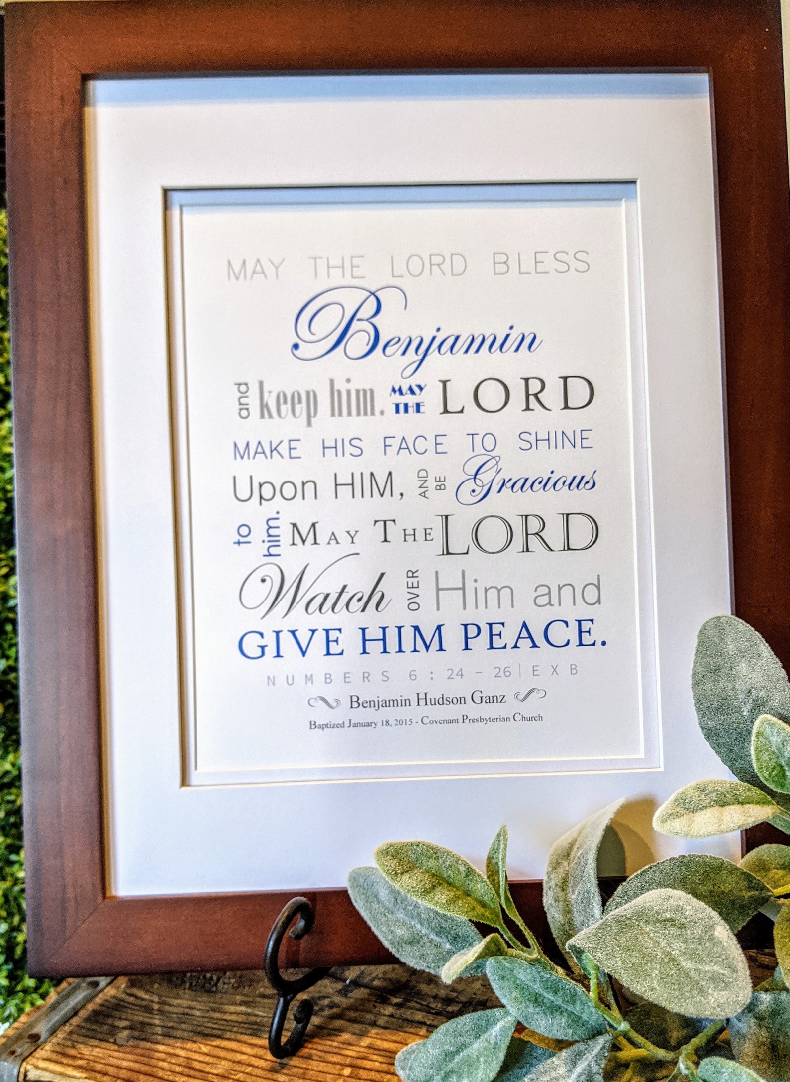 Baby Boy Baptism Gift Christening Gift Personalized Etsy