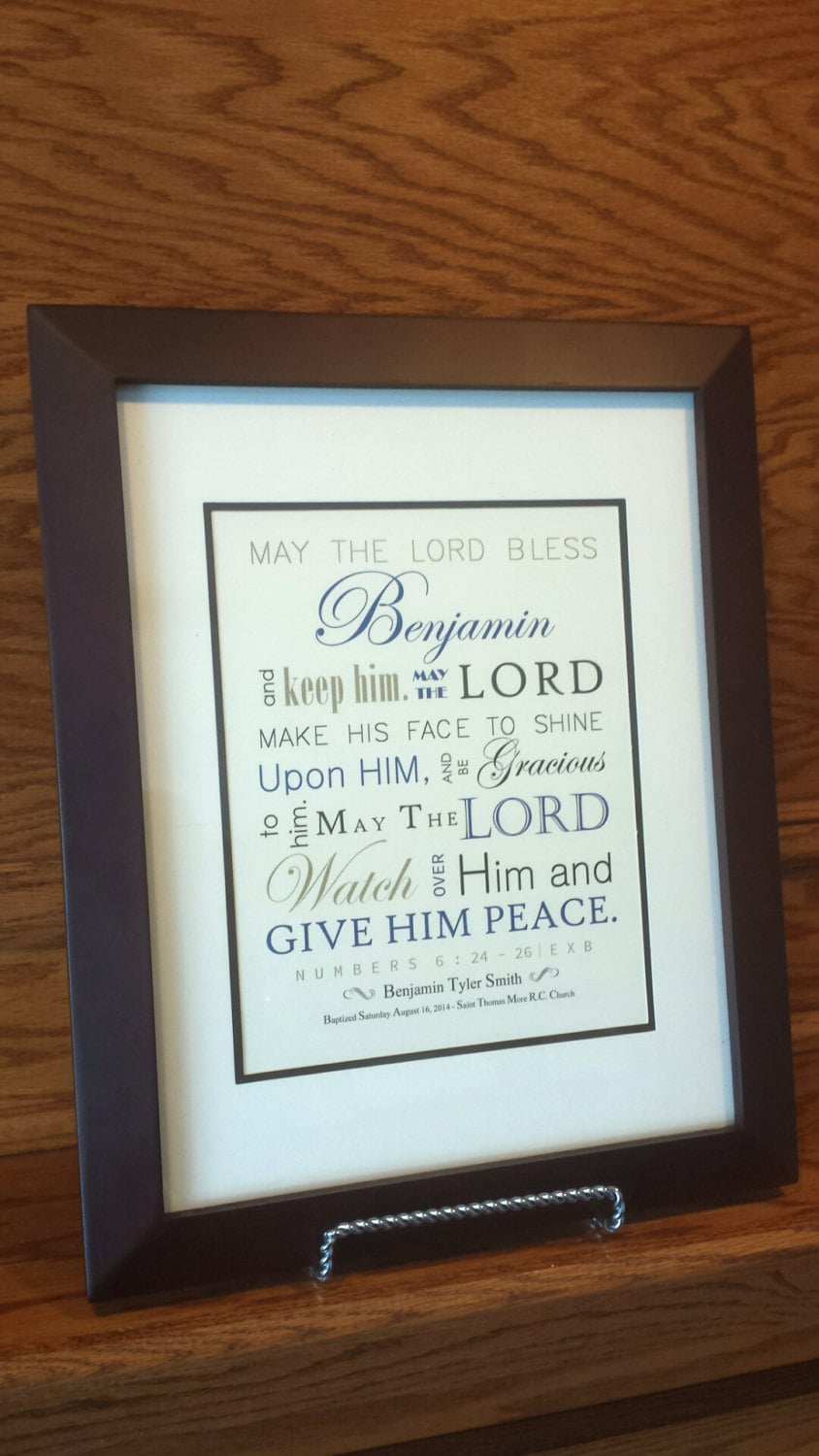 Boy Baptism Gift Christening Gift Personalized Baptism Etsy
