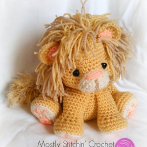 Lion CROCHET PATTERN; PDF