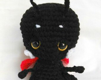 Lucy the Ladybug Cuddle Bug; CROCHET PATTERN; PDF