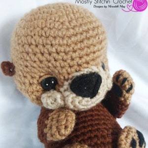 Baby Otter; CROCHET PATTERN; PDF