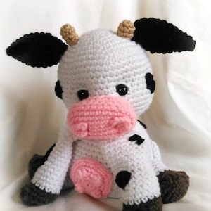 Sweet Cream the Cow; CROCHET PATTERN; PDF