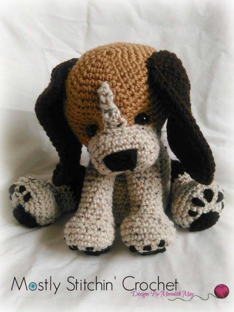 Rusty the Beagle Pup CROCHET PATTERN PFD image 4