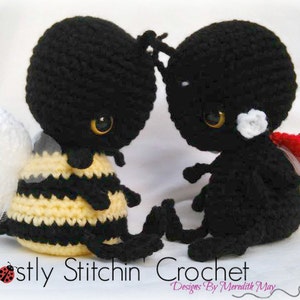 Cuddle Bugs Set of 2 Pattern; Comber and Lucy; CROCHET PATTERN; PDF