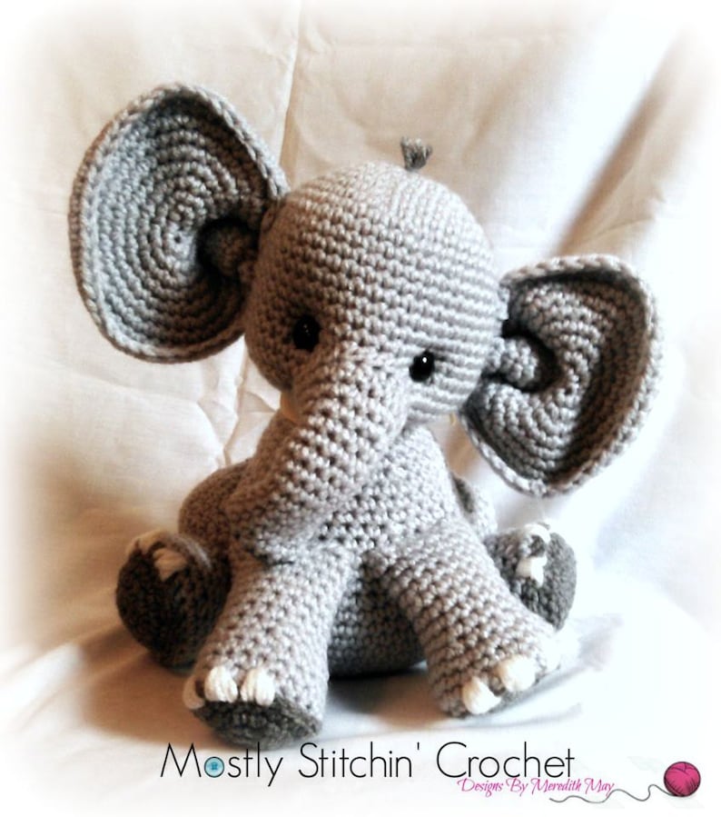 Percy the baby Elephant CROCHET PATTERN PDF Etsy