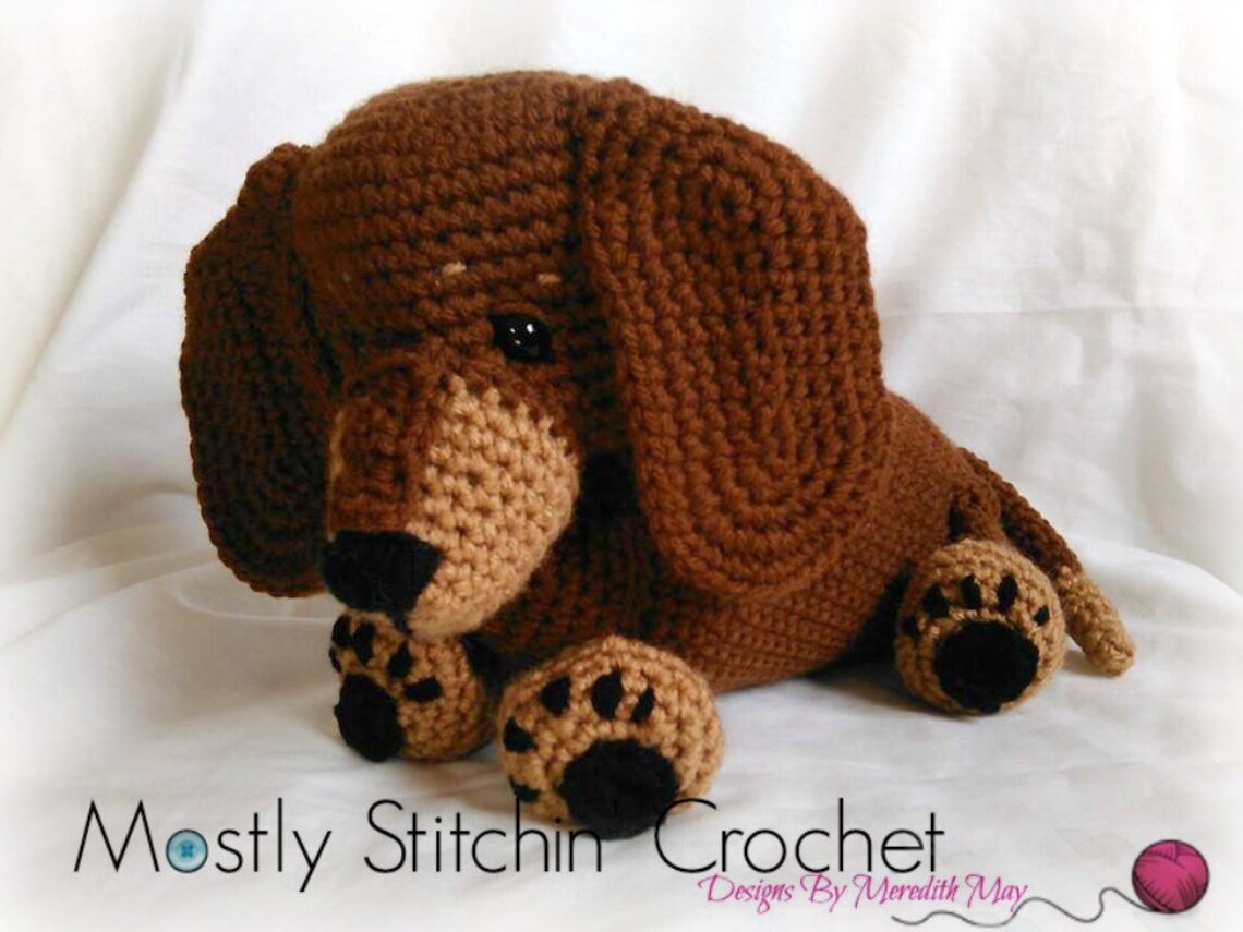 Dash the Dachshund Pup CROCHET PATTERN PDF Etsy