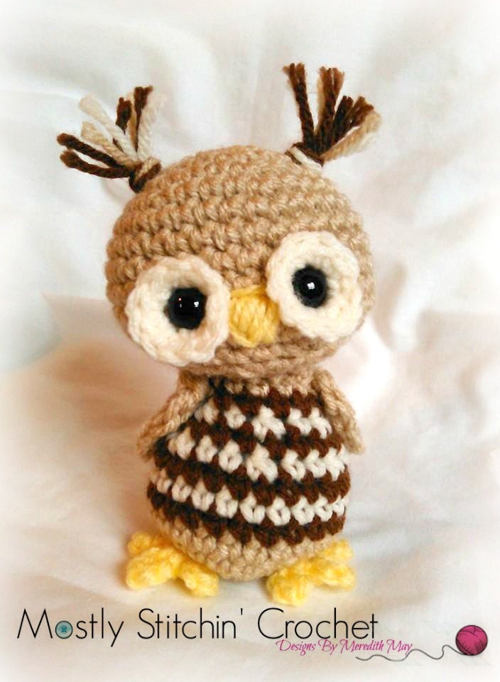 Little Hoots Mini Scrappy Owl Pattern