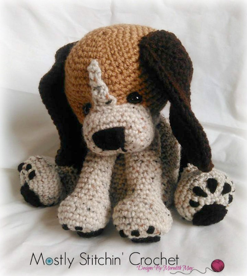 Rusty the Beagle Pup CROCHET PATTERN PFD image 3