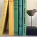 Decorative Vintage Book Set of Five || Shabby Book Stack in Shades of ...