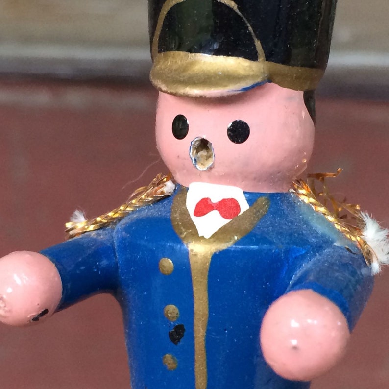 Toy Soldier Christmas Ornament Wooden Handpainted Ornament Etsy