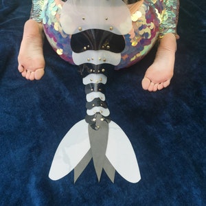 Zebra Bumblee PVC Shrimp Cosplay Tail