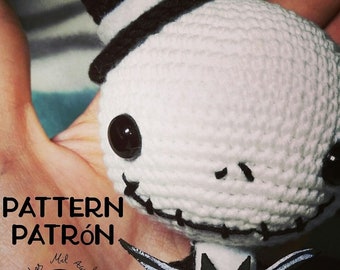 Jack Skeleton Pattern/Patrón - Amigurumi