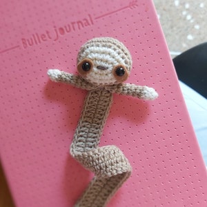 Sloth Perezoso Bookmark PATTERN / amigurumi / crochet / marcapáginas