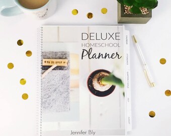 Printable Homeschool Planner - Homeschool Planning Printables - Organizer - Homeschooling Agenda - 2024-2025 Lesson Plans - PDF