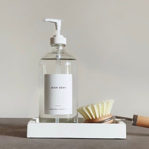 LABELS | clean home essentials 15 - 30 pack labels | 2.2 x 2.83 waterproof labels | minimalist labels | kitchen bath laundry room labels