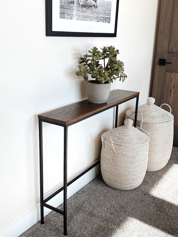 Narrow console tables for entryway discount