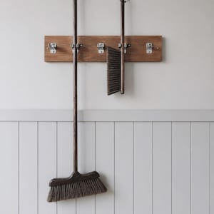HANDMADE | Wall Mounted Utility Rack | Garage Organizer | Tool Holder image 7