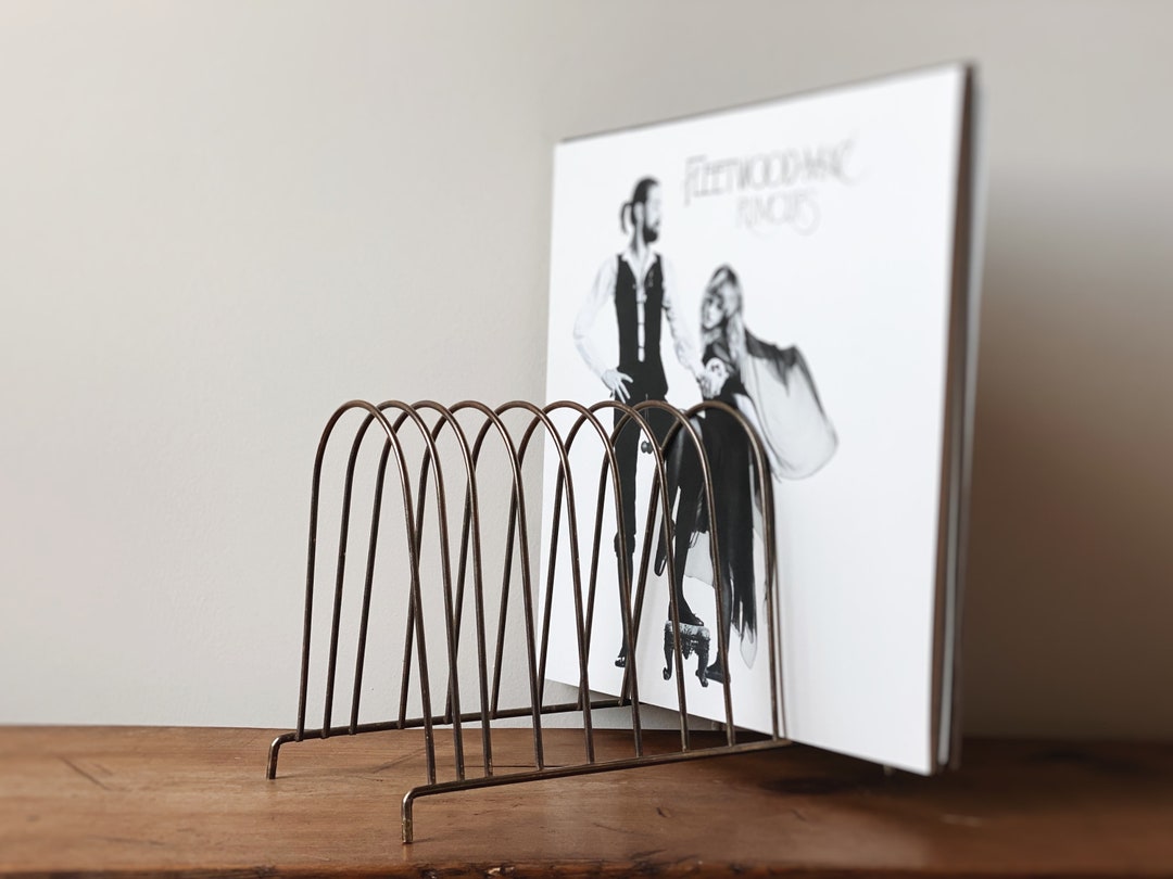 VINTAGE Brass Arch Record Holder Antique Brass Record or Etsy