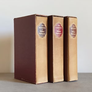 VINTAGE | William Shakespeare The Tragedies, The Comedies and The Histories | Heritage Club | vintage library | 3 book collection