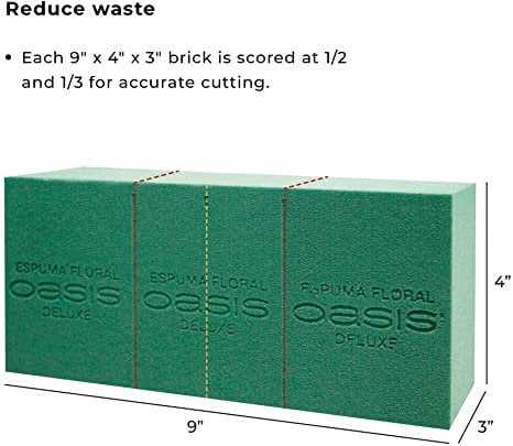Oasis Advantage Plus Floral Foam 1 Brick 