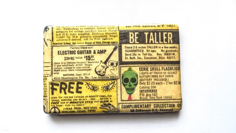 Comic Panel Ceramic Magnet Vintage Comic Book Ads Nerdy Gift Etsy