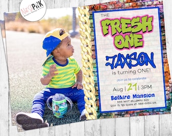 Fresh Prince is One-1st Birthday Invitation