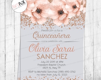 Sweet 15 Birthday Invitation