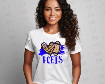 School Mascot I love football - INSTANT DOWNLOAD, MULTIFile, T-shirt Transfer PNG