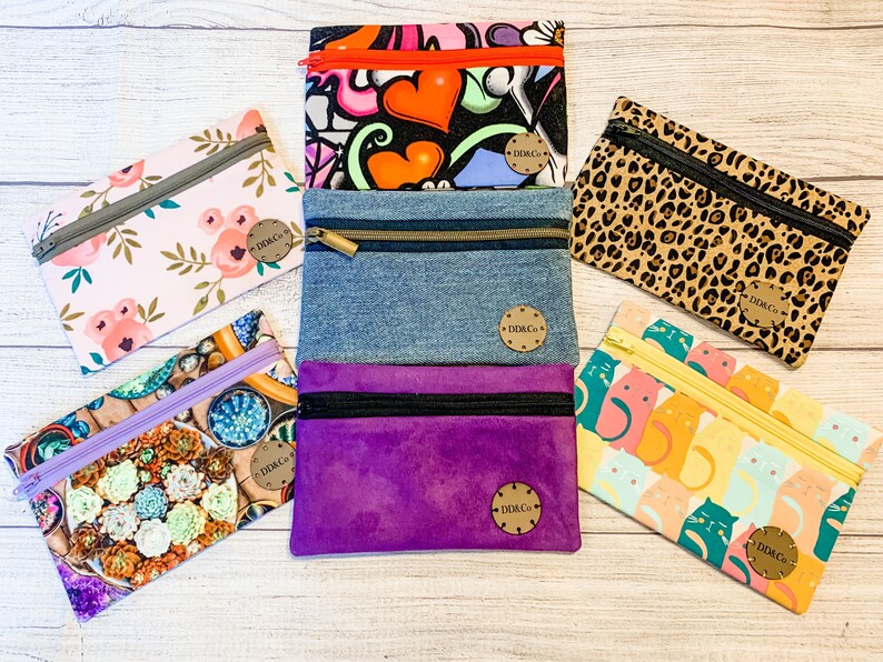 Zipper PouchCoin PouchChange Purse