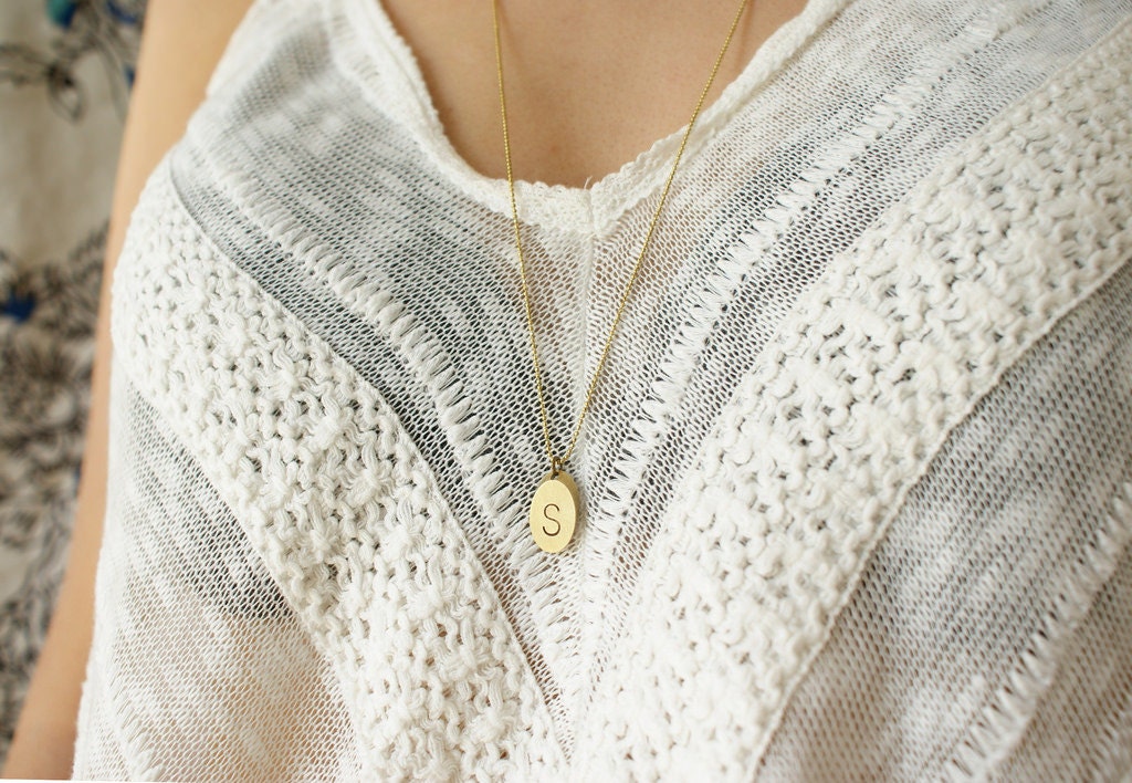 Personalized Jewelry Gold Bar Initial Necklace Personalized - Etsy