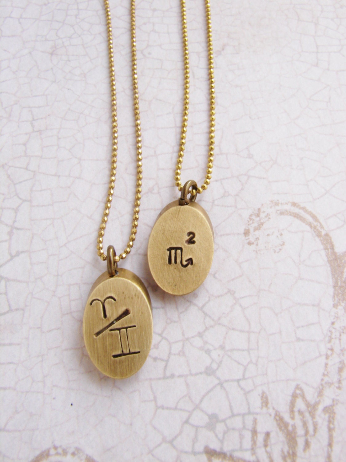 Couple zodiac necklace deals